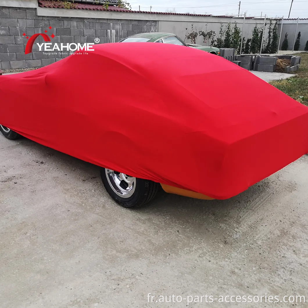 Couverture de voiture de protection intérieure de voiture vintage couvercle automatique anti-rayures élastique anti-poussière élastique